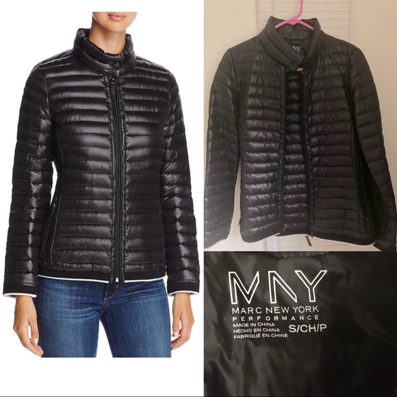 marc new york packable puffer jacket